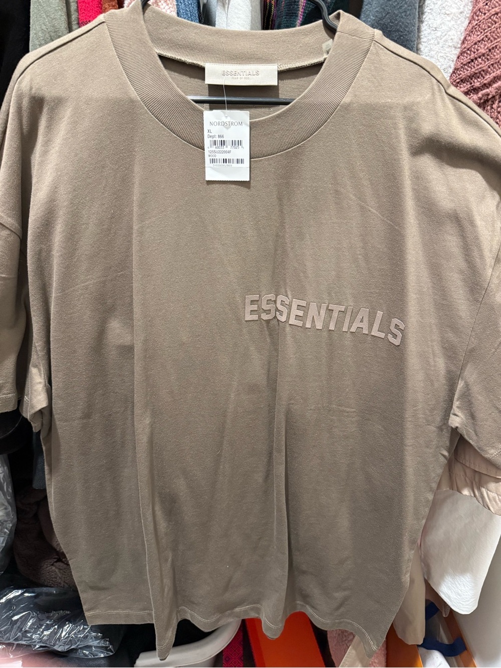 Fear of God ESSENTIALS Oversized Tee - Wood